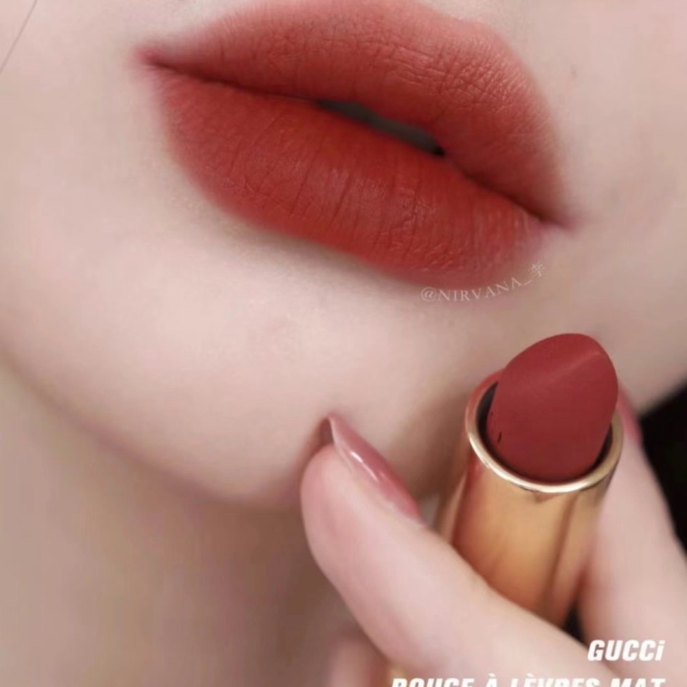 Gucci Janet Rust Matte Lipstick Mini Size 1g - Picture 3 of 3